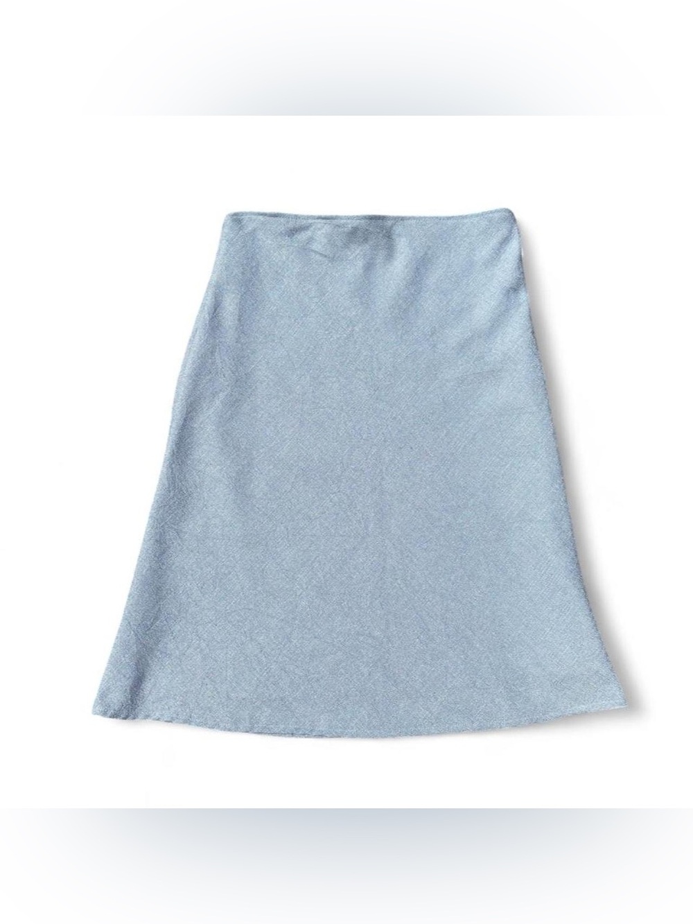 vintage baby blue midi skirt
